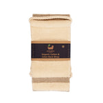 Organic Cotton & Linen Back Strap and Glove - Eco Bath London™