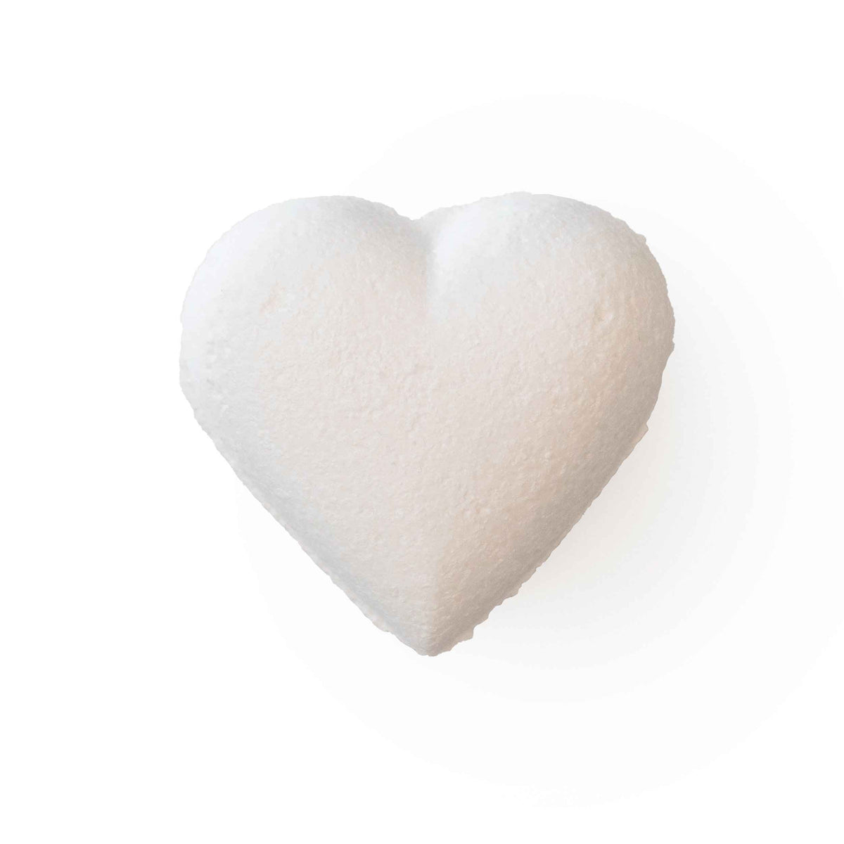 Bath Fizzer Big Heart Shape Coconut - Eco Bath London™