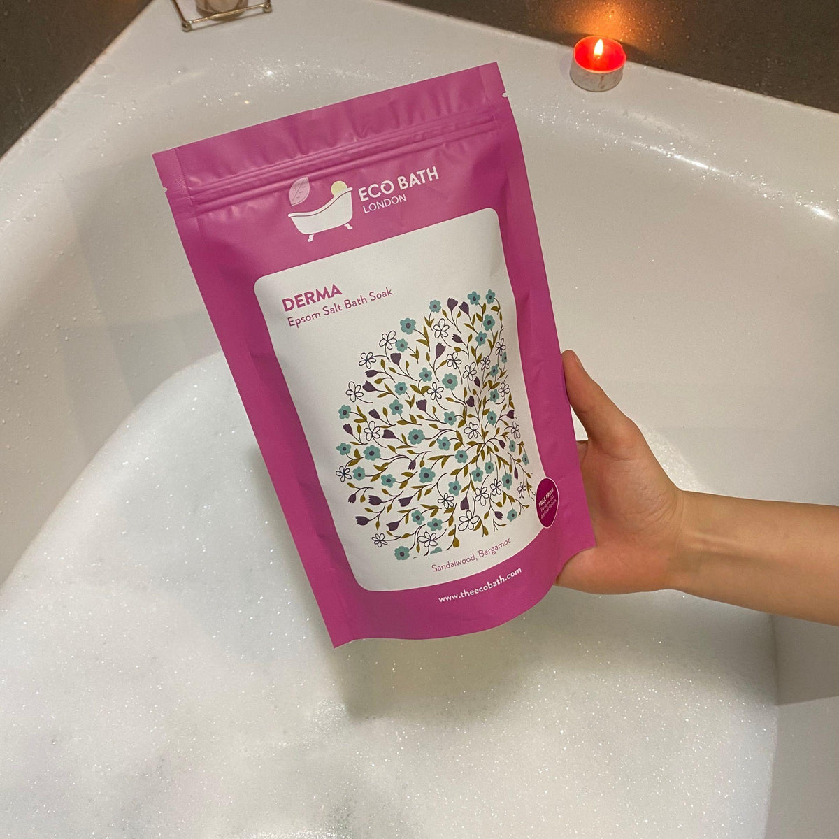 Eco Bath Derma Epsom Salt Bath Soak - Pouch | 500g & 1000g - Eco Bath London™