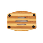Eco Bath Soap Dish - Bamboo Stripes Rectangle - Eco Bath London™