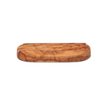Eco Bath Soap Dish - Olive Wood Ridged - Eco Bath London™